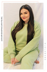 Cozy Feels Drawstring Jogger in Sage