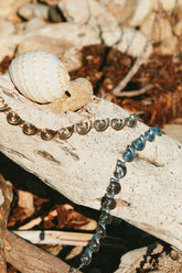 Leilani Seashell Chain Belt in Gold