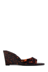 Zuri Slip-On Wedges in Tortoise