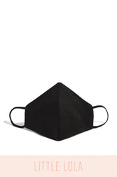 Simple Necessity Kids Face Mask in Black