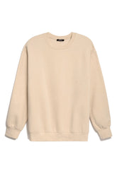 Cozy Feels Adult Crewneck Sweater in Cream