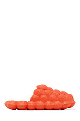 Jordi Closed Toe Bubble Sandals in Orange