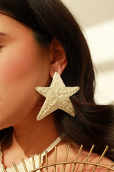 Winslet Statement Earring in Ivory and Gold