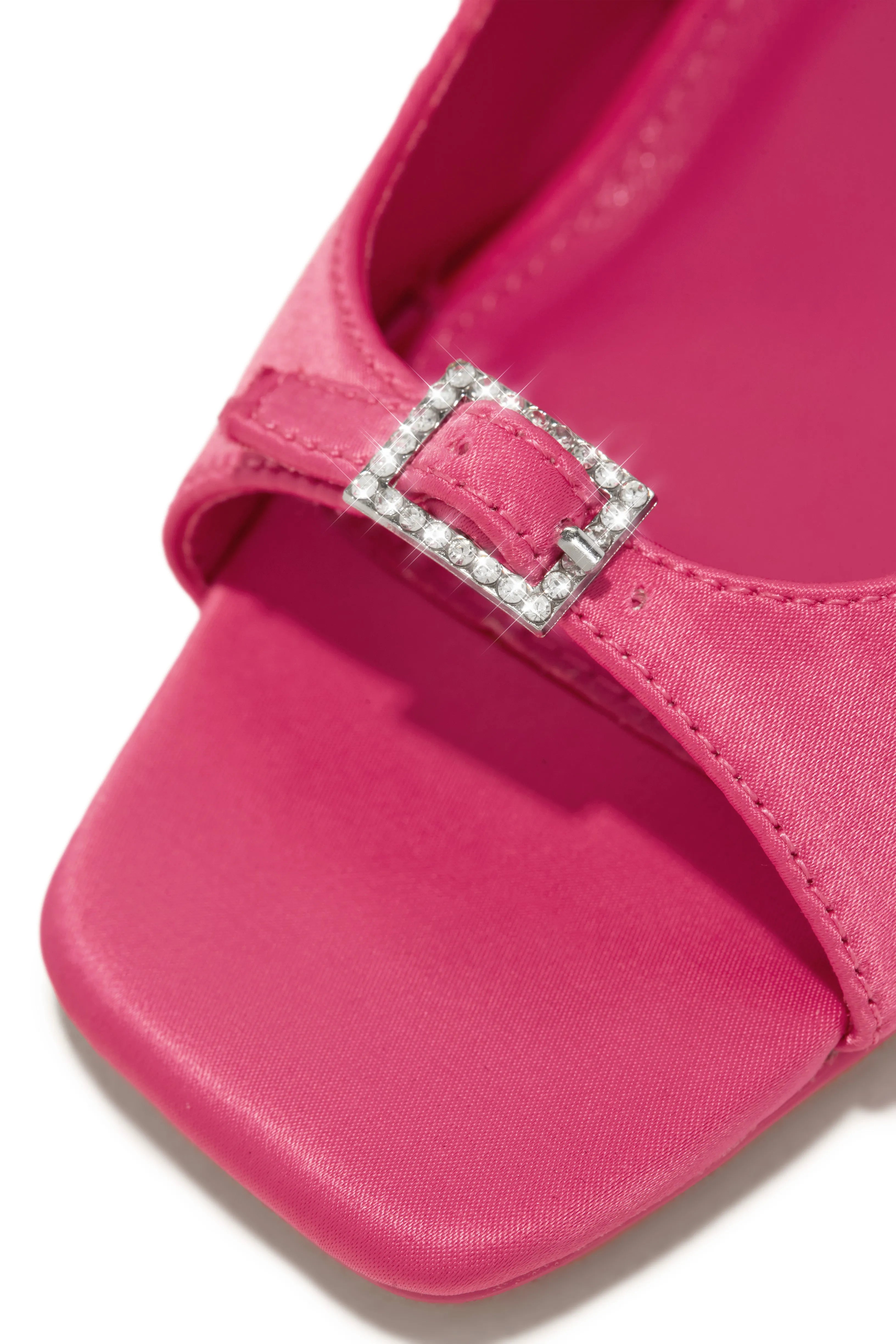 Ella Peep Toe Heels in Pink